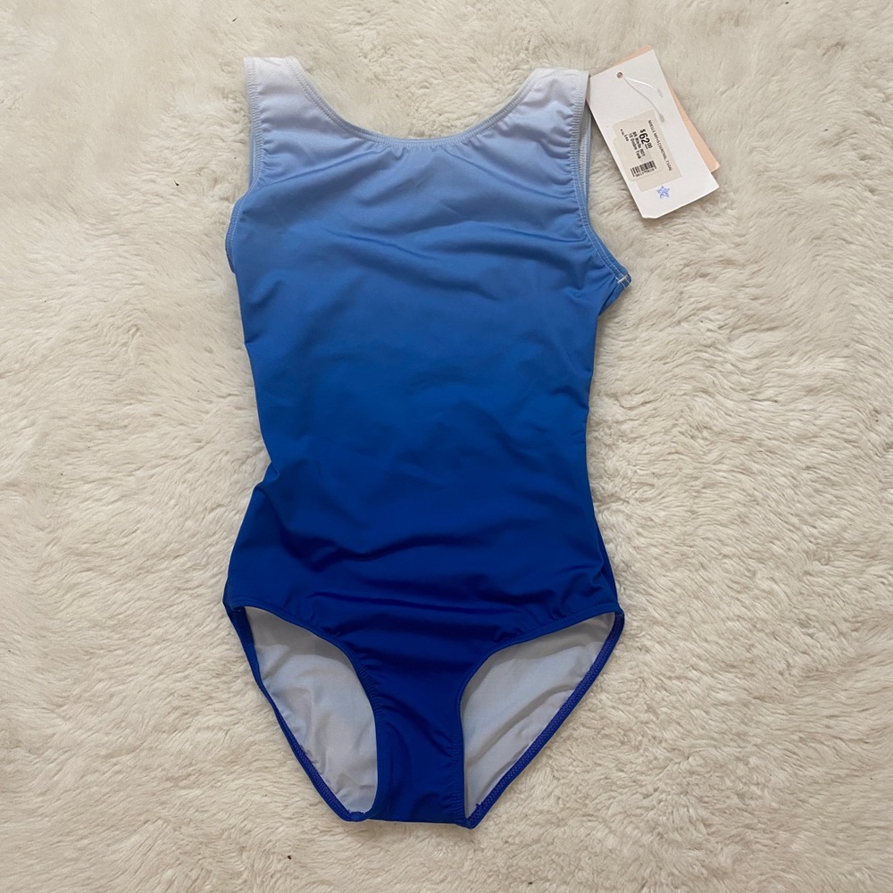 Ballet Rosa blue and white hombre leotard